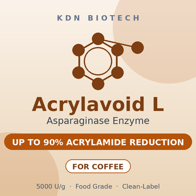 Good price Asparaginase Enzyme Acrylavoid L 5000 U/g Food Grade Acrylamide Reduction Aid for Roasted Coffee Beans online