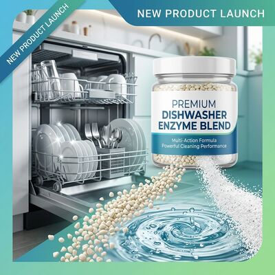Good price Automatic Dishwasher Enzyme Blend Protease Amylase Low Foaming Granules For Dishwasher Tablets online